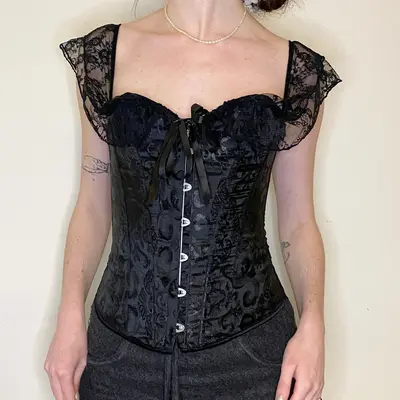 Unbranded Corset - Small Black Polyester
