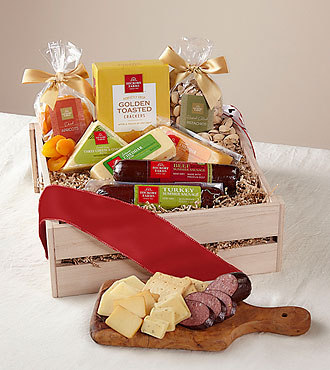 Meat and Cheese Charcuterie Gift Basket - FedEx