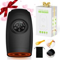 Hand Massager with Heat and Compression, Cotsoco Cordless Hand Massager Pressure Point Massage, Gift for Women & Men (Non-rol...