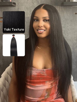 UNice Hair Bundle 1 Pc/pack Yaki Virgin Human Hair