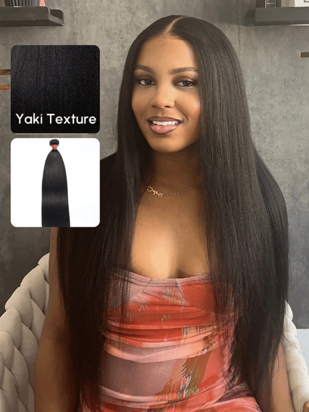 UNice Hair Bundle 1 Pc/pack Yaki Virgin Human Hair