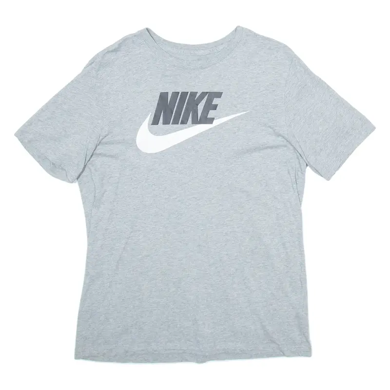 NIKE Mens T-Shirt Grey M