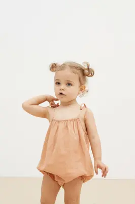Olivia baby romper | Size: 0-3m