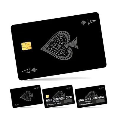 Waterproof Credit Card Skin Sticker Cover Decor, 4 Counts Decal Sticker, Gifts for Family, Couple, Friends, Lover