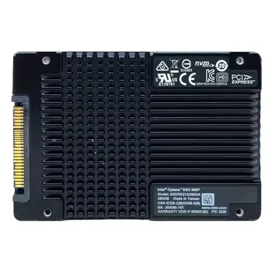 Intel SSDPE21D280GAX1 | Optane 900P Series 280GB 3D XPoint PCI Express 3.0 x4 NVMe U.2 2.5-Inch Solid State Drive