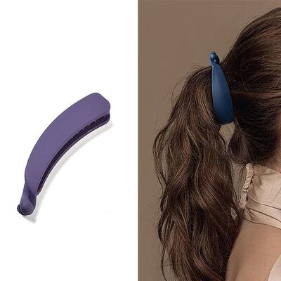 Plastic Banana Hair Clips