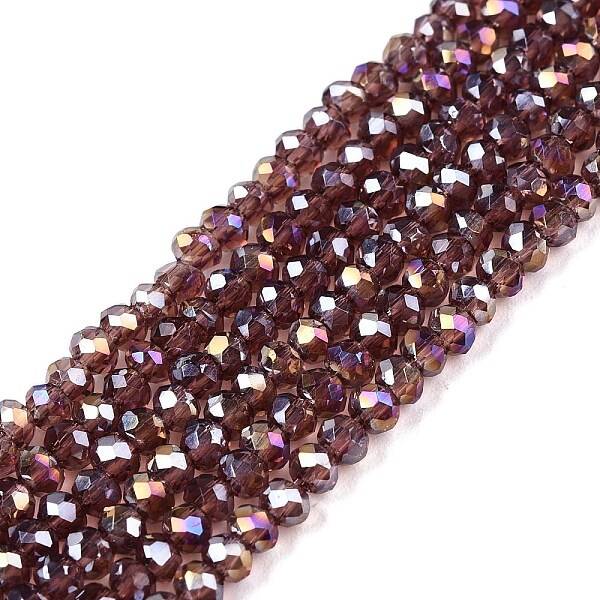 Electroplate Glass Beads Strands