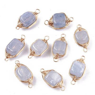 Natural Agate Links Connectors