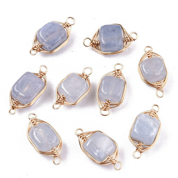 Natural Agate Links Connectors