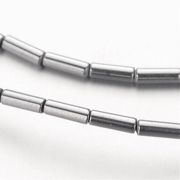 Electroplate Non-magnetic Synthetic Hematite Bead Strands
