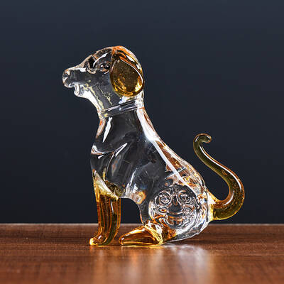 Glass Chinese Zodiac Figurines Statues for Home Office Desktop Feng Shui Ornament