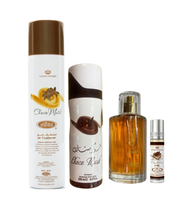 CHOCO MUSK Perfume (3.40z) + CHOCO MUSK Deodorant (6.67oz) + CHOCO MUSK Air Freshener (10.0 oz) + CHOCO MUSK rollon 6ml from ...