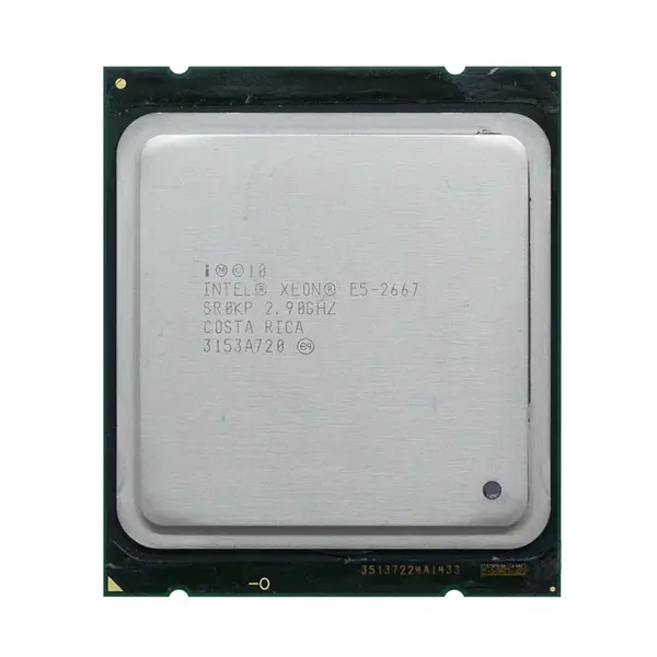 E5-2667 Intel Xeon E5-2667 6-Core 2.90GHz 8GT/s QPI 15MB L3 Cache Socket LGA2011 Processor