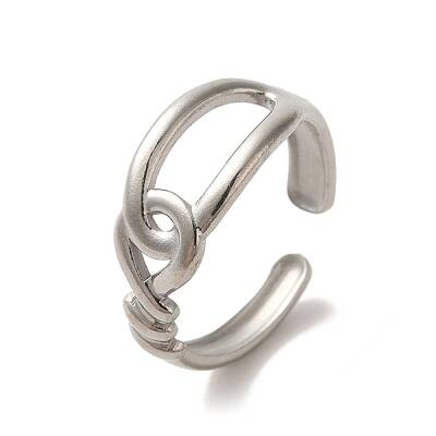Non-Tarnish 304 Stainless Steel Open Cuff Ring
