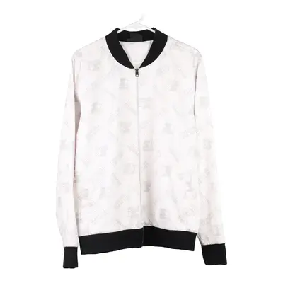 Starter Spellout Track Jacket - Large White Polyester