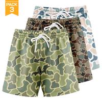 Pack 3  Duck Hunting Camo Shorts With 5 Inch Inseam, Perfect for Men & Women At the Gym, Basketball Camo Mesh Short, Gift for...