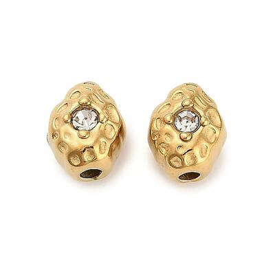 304 Stainless Steel Rhinestone Bead
