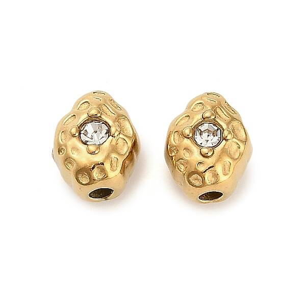 304 Stainless Steel Rhinestone Bead