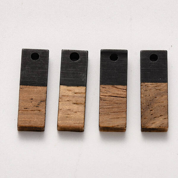 Resin & Walnut Wood Pendants