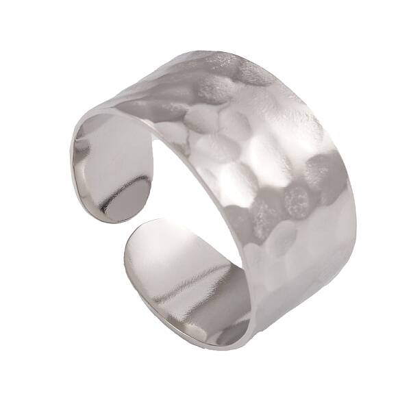 Non-Tarnish 304 Stainless Steel Open Cuff Rings for Women