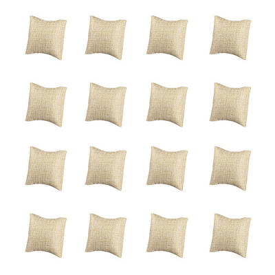 Kraft Hemp Pillow Holder for Jewelry Bracelet & Watch Displays