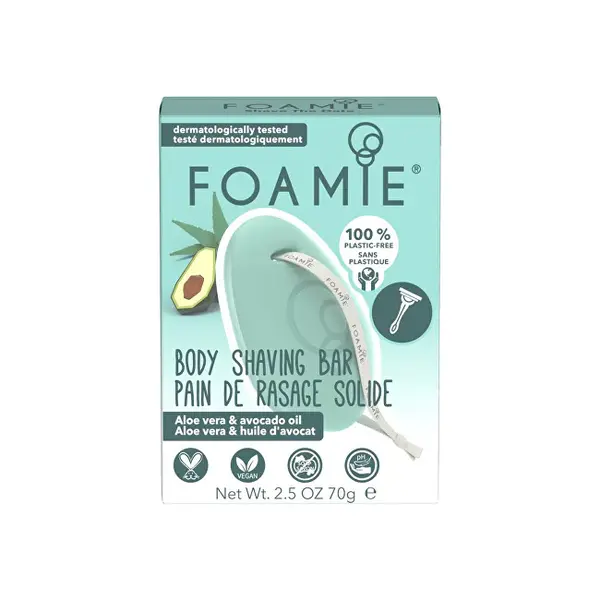 Foamie Schiuma Da Barba Solida Aloe You Very Much (Barretta Da Barba Per Il Corpo) 70 G