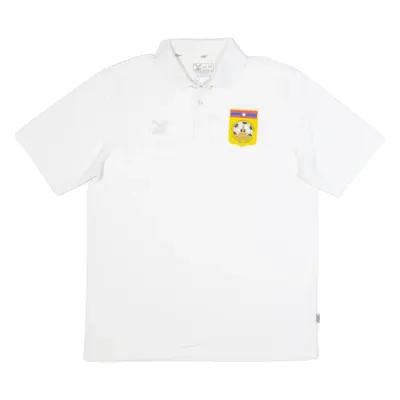 FBT Lao Football Federation Mens Polo Shirt White 2XL
