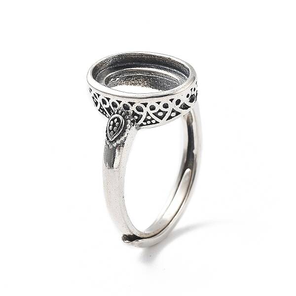 925 Sterling Silver Adjustable Ring Components