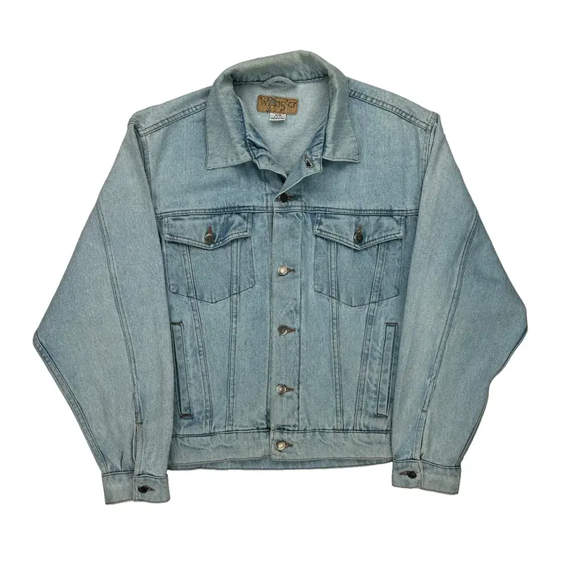 Wrangler Denim Jacket - Medium Light Wash Cotton
