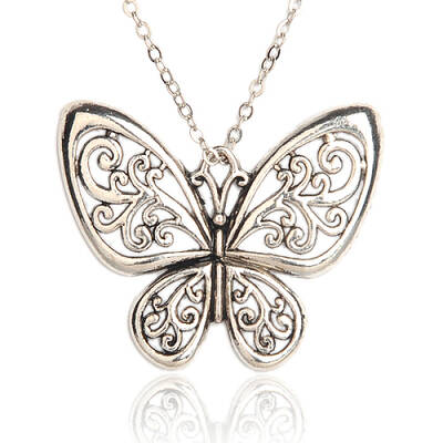 Tibetan Style Alloy Butterfly Pendants