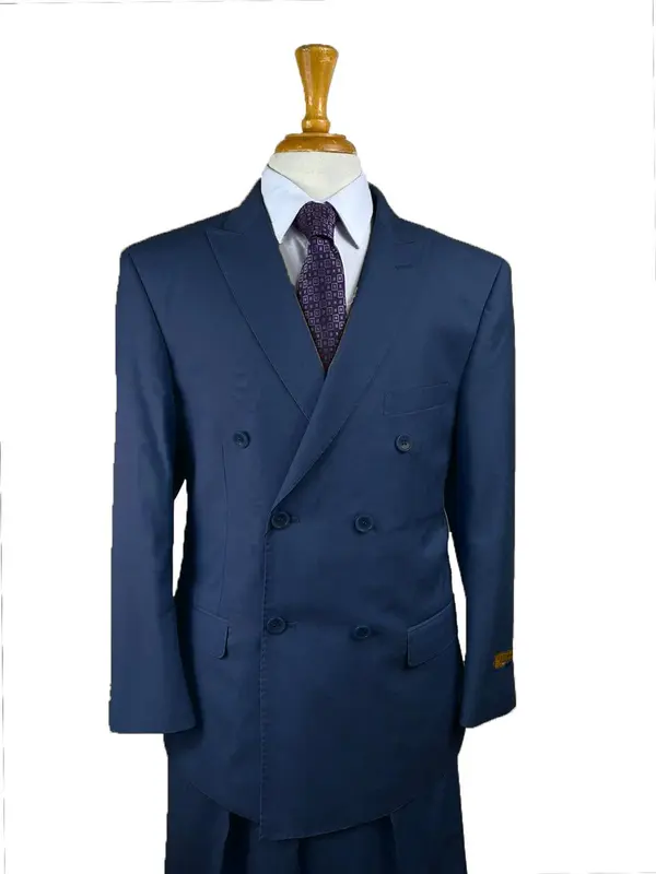 Solid Navy - Mens Wholesale Suit