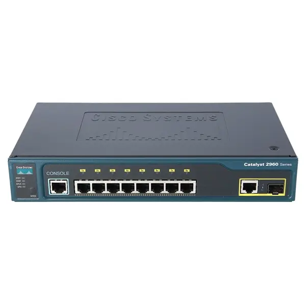 Cisco WS-C2960-8TC-L-RF | Catalyst 2960 Series 2960-8TC 8 x RJ-45 Ports 10/100Base-TX + 1 x Dual-Personality RJ-45/SFP Ports ...