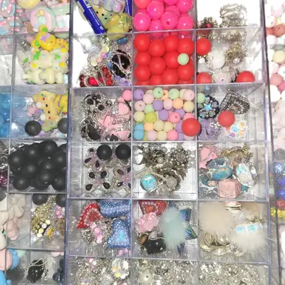 bead picks. come into the live and choose your choice of beads. small and large bags. resin, handpainted, plastic, and silcon...