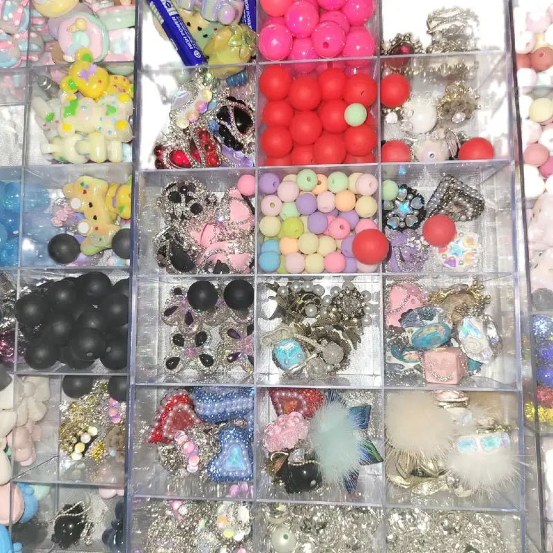 bead picks. come into the live and choose your choice of beads. small and large bags. resin, handpainted, plastic, and silcon...