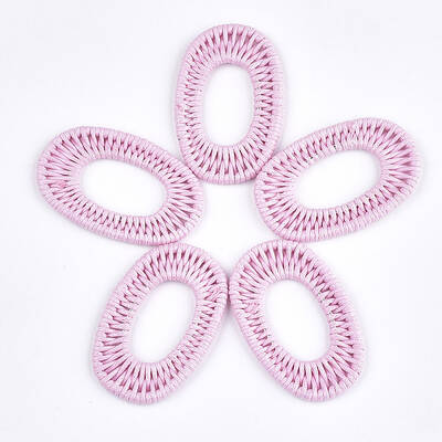 Waxed Polyester Cord Woven Pendants