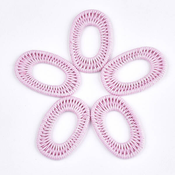 Waxed Polyester Cord Woven Pendants