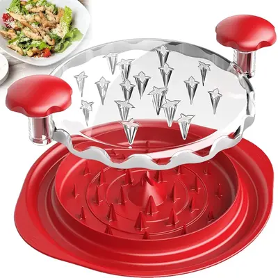 Kitchen Gadgets Chicken Shredder, 1 Set Large Chicken Breast Shredder Tool, Household Meat Shredder Machine with Anti-slip St...