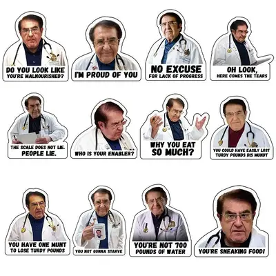 Dr. Now Funny Quote Pattern Magnet, 1 Set Inspirational Refrigerator Magnet, Kitchen Decoration for Home Office Dormitory