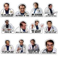 Dr. Now Funny Quote Pattern Magnet, 1 Set Inspirational Refrigerator Magnet, Kitchen Decoration for Home Office Dormitory