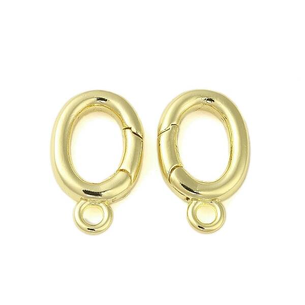 Brass Spring Gate Rings