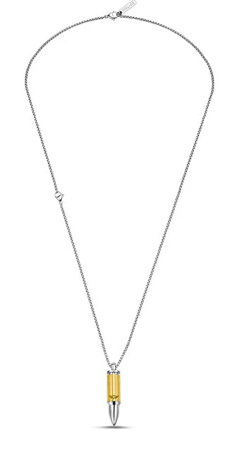 Police Collana Bicolore In Acciaio Per Uomo Bullet Peagn0034103