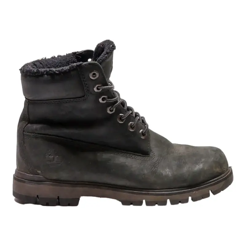 TIMBERLAND Lace-Up Boots Black Leather Mens UK 7.5