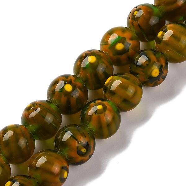 Handmade Millefiori Lampwork Beads Strands