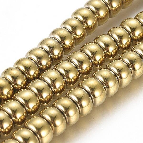 Non-magnetic Synthetic Hematite Beads Strands