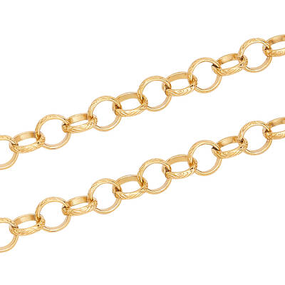 304 Stainless Steel Rolo Chains Necklaces