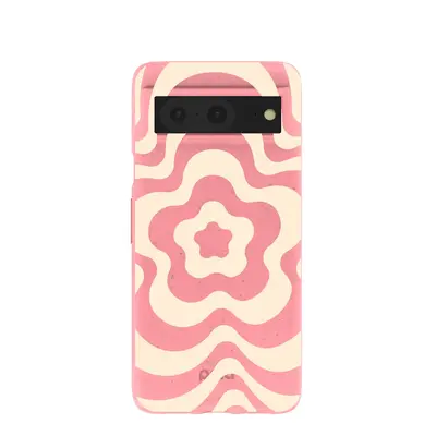 Bubblegum Pink Morning Flower Google Pixel 8 Case