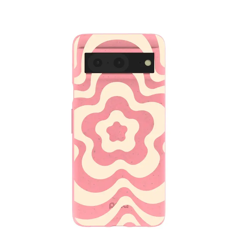 Bubblegum Pink Morning Flower Google Pixel 8 Case