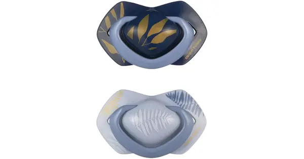 Canpol babies Light Touch Gold pacifier 0-6m Blue 2 pcs