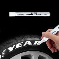 Waterproof Car Wheel Paint Pen, Paint Marker Pen, Professional Car Tire Painting Decoration Accessories, Car Tire Paint Pen, ...