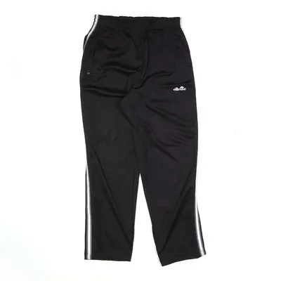ELLESSE Track Pants Black Straight Mens S W26 L26